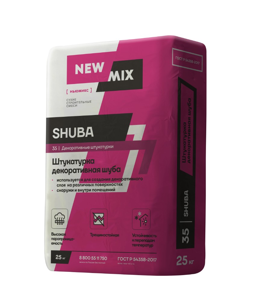Штукатурка декоративная SHUBA